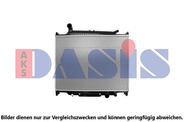 AKS DASIS radiatorius, variklio aušinimas 020023N